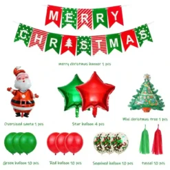 ❤ Set Palloncini E Decorazioni Natale, 47 Pezzi -Offerte Playmobil || Villeroy & Boch || Ravensburger Negozio set palloncini e decorazioni natale 47 pezzi 2