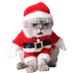Vestito Babbo Natale Per Animali Domestici, Cani E Gatti
